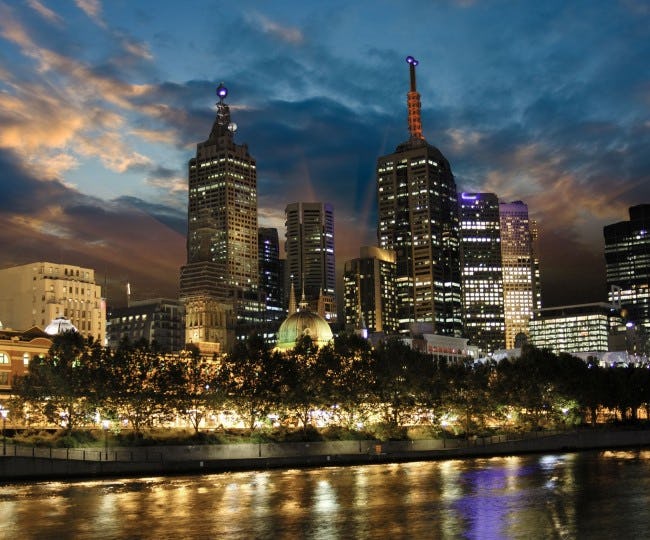 Melbourne-skyline-Australia