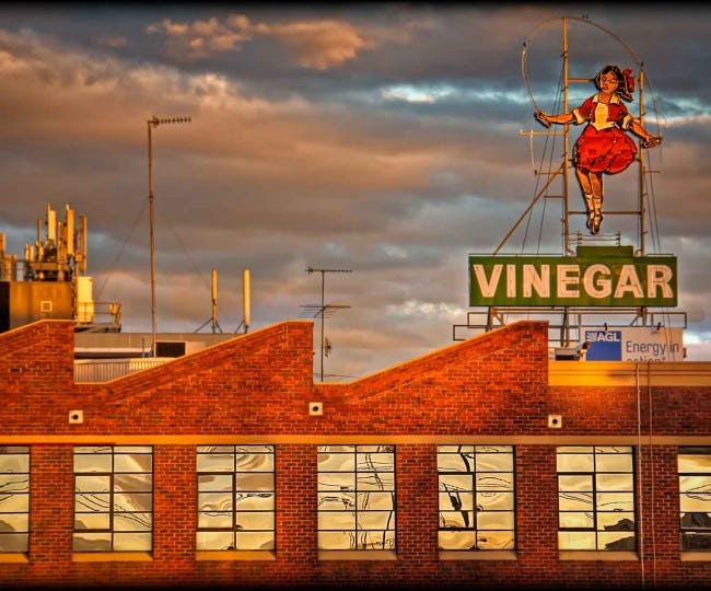 The Iconic Vinegar building in Richmond