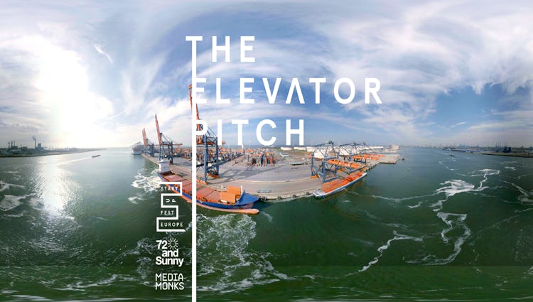 Startup Fest Europe's VR Campaign. The Elevator Pitch