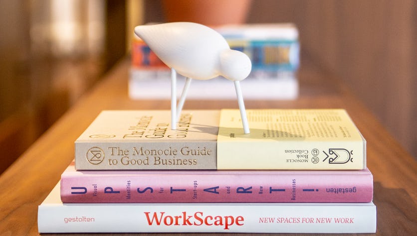 gestalten books like upstart monocle and workspace on spaces bookcase