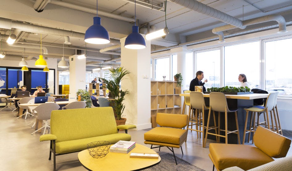 Coworking office at Brussels Airport